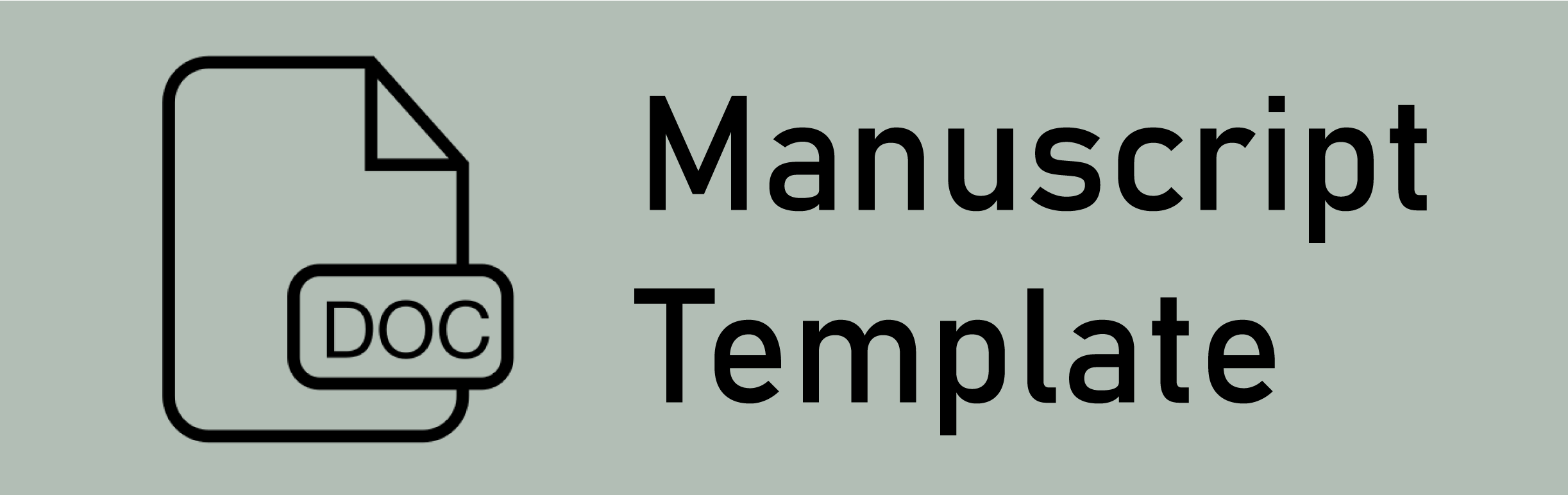 Manuscript Template